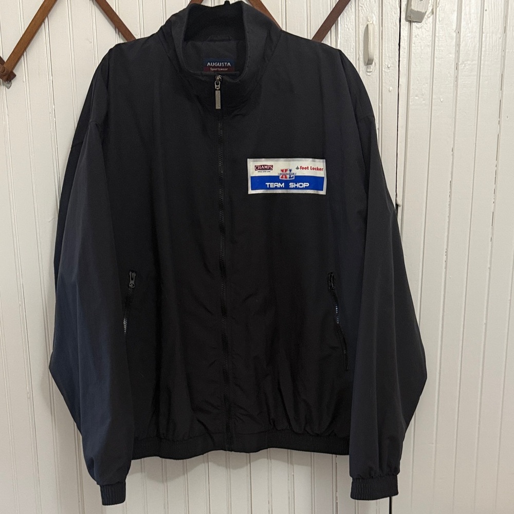 Augusta Sportswear Super Bowl Black Windbreaker Jacket, Size XL 02/05/06